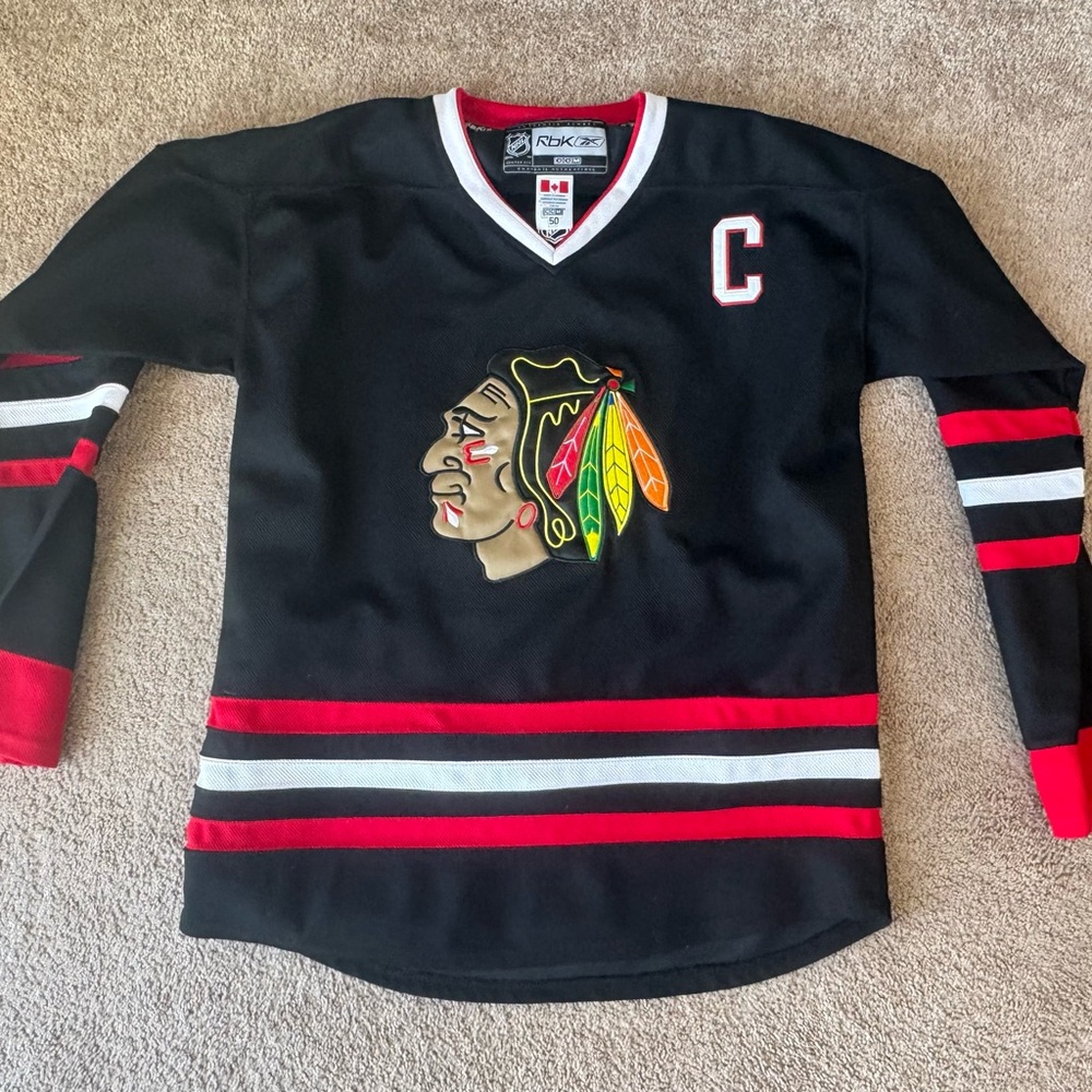Vintage Chicago Blackhawks Jersey Reebok Toews #19